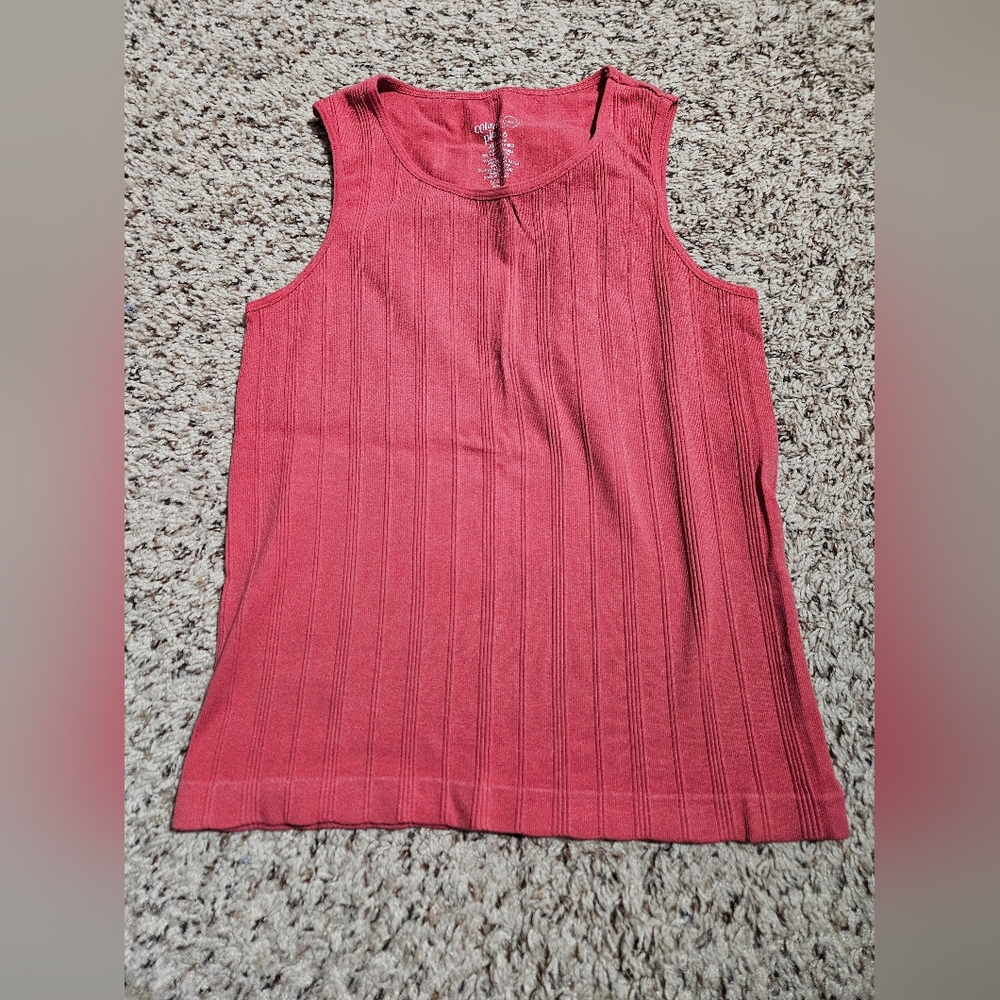 Colorful Planet Dark Pink Stretchy tank Girls 14/16